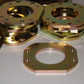 steel machining mounting plates